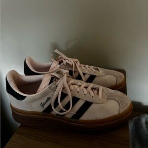 Adidas Pink and White Sneakers